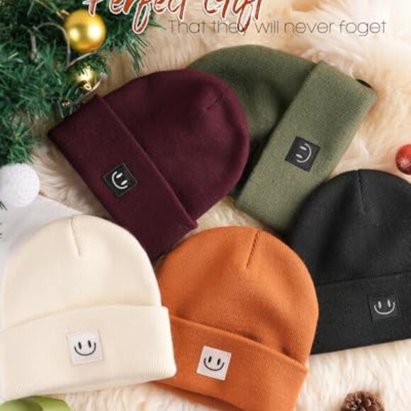 Unisex Knit Beanie Cuffed Winter Hat Soft Warm Ski Skull Cap - Picture 7 of 7